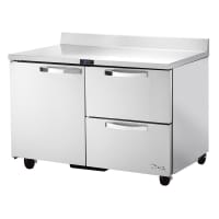 True TWT-48D-2-HC~SPEC3 48" Worktop Refrigerator 1 Door on Right &amp; 2 Drawers on Left, 115v
