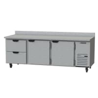 Beverage-Air WTRD93AHC-2 93" Worktop Refrigerator w/ (3) Section, 115v