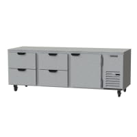 Beverage-Air UCRD93AHC-4 93" W Undercounter Refrigerator w/ (3) Section & (1) Door &...