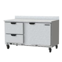 Beverage-Air WTRD60AHC-2 60" Worktop Refrigerator w/ (2) Section, 115v