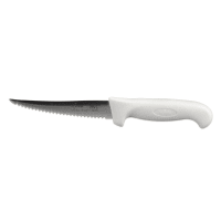 Update KP-02 5" Utility Knife - 1 1/2 mm German Carbon Stainless Steel, White Handle