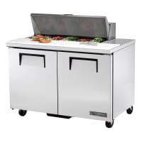 True TSSU-48-10-HC 48" TSSU Series Sandwich/Salad Prep Table w/ Refrigerated Base, 115v