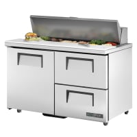 True TSSU-48-12D-2-HC ADA 48" TSSU Series Sandwich/Salad Prep Table w/ Refrigerated Base, 11...