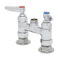 T&S B-0326-LN Deck Mixing Faucet, Rigid Base Only, 4" Centers