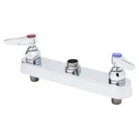 T&S B-1120-LN Faucet Workboard, 1 1/2" Shanks,1/2" IPS, 8" Centers, Deck Mount