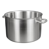 Matfer Bourgeat 690036 25 1/2 qt Stainless Steel Sauce Pot - 14 1/8" x 9 1/2"