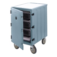 Cambro 1826LBC401 Camcart® Insulated Food Carrier w/ (5) Food Storage Box Capacity, Blue