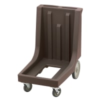Cambro CD100HB131 Camdolly® for Camtainers® w/ 350 lb Capacity, Dark Brown
