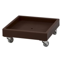 Cambro CD2020131 Camdolly® for Camracks® Dish Racks w/ 300 lb Capacity, Dark Brown