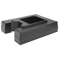 Cambro R1000LCD110 Camtainer Riser - 19 1/2x15 3/8x4 1/2" Black
