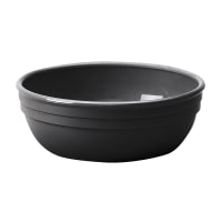 Cambro 100CW110 12 1/2 oz Round Camwear® Nappie Bowl - Plastic, Black
