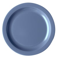 Cambro 10CWNR401 10" Round Plastic Dinner Plate, Slate Blue