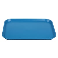 Cambro 1418CW168 Plastic Camwear® Cafeteria Tray - 17 9/10"L x 13 9/10"W, Blue