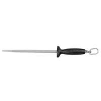 Dexter Russell 10SXL-PCP 10" Coarse Sharpening Steel w/ Polypropylene Handle, Carbon Steel