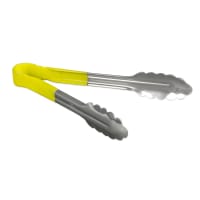 Update TOPP-9YE 9"L Stainless Utility Tongs, Yellow