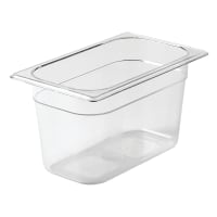 Rubbermaid FG112P00CLR 6"D Quarter Size Food Pan - Nonstick
