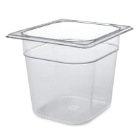 Rubbermaid FG106P00CLR 6"D Sixth Size Food Pan - Non-Stick