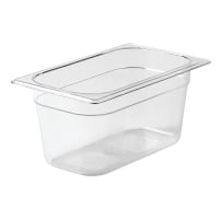 Rubbermaid FG111P00CLR 4"D Quarter Size Food Pan - Non-Stick