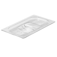 Rubbermaid FG114P00CLR Cold Food Pan Cover - 1/4 Size, Clear Poly