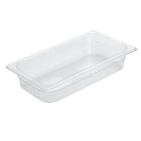 Rubbermaid FG116P00CLR 2 1/2"D Third Size Food Pan - Nonstick