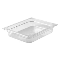 Rubbermaid FG123P00CLR 2 1/2"D Half Size Food Pan - Non Stick