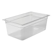 Rubbermaid FG133P00CLR 8"D Full Size Food Pan - Nonstick
