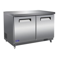 Valpro 48" W Undercounter Freezer w/ (2) Sections &amp; (2) Doors, 115v (VPUCF48)