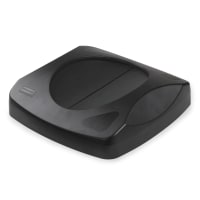 Rubbermaid FG268988BLA Square Swing Top Trash Can Lid - Plastic, Black
