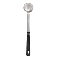 Vollrath 61147 1 oz Solid Spoodle - Black Poly Handle, Stainless