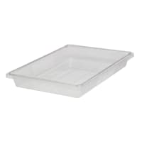 Rubbermaid FG330600CLR 5 gal Food/Tote Box - 26x18x3 1/2" Clear Poly