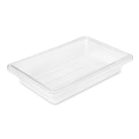 Rubbermaid FG330700CLR 2 gal Food/Tote Box - 18x12x3 1/2" Clear Poly
