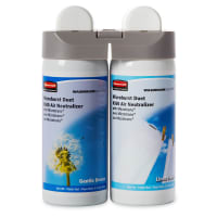 Rubbermaid 3485949 6 oz Microburst® Duet Aerosol Refill, Gentle Breeze/Linen Fresh