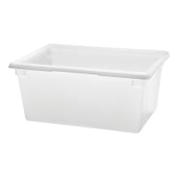 Rubbermaid FG352800WHT 16 5/8 gal Food/Tote Box - 26x18x12" White Poly