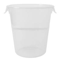 Rubbermaid FG572424CLR 8 qt Round Storage Container - Clear Poly
