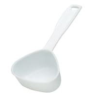 Rubbermaid FG9G8200WHT 4 oz Safety Portioning Scoop - Triangular, Plastic, White