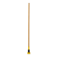 Rubbermaid FGH215000000 54" Gripper Wet Mop Handle - 5" Headbands, Wood/Plastic, Yellow