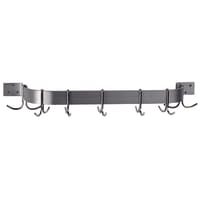 Advance Tabco GW1-84 84" Wall-Mount Pot Rack w/ (9) Double Hooks, Steel