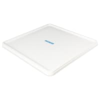 Carlisle 20 3/8" Square Rack Cover - Plastic, White (RHC02)