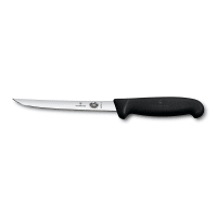 Victorinox 5.6203.15 Straight Narrow Boning Knife w/ 6" Semi-Flexible Blade, High Carbon Steel, Black Handle