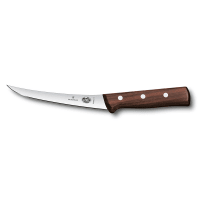 Victorinox 5.6606.15 Curved Boning Knife w/ 6" Semi-Stiff Blade, High Carbon Steel, Rosewood...