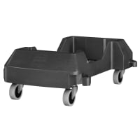 Rubbermaid 1980602 Trolley for Slim-Jim® 3540 & 3541 Containers - Resin, Black