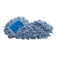 Rubbermaid FGJ25200BL00 18" Dust Mop Head Only w/ Twisted Loop Ends, Blue