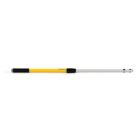 Rubbermaid FGQ74500YL00 Hygen Adjustable Quick-Connect Handle - 24 40" Aluminum, Handle