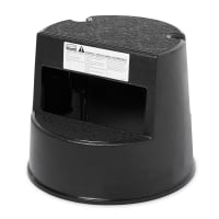 Rubbermaid FG252300BLA 16" Stepstool - 350 lb Capacity, Plastic, Black