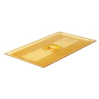 Rubbermaid FG234P00AMBR Hot Food Pan Cover - Full Size, Amber