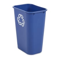 Rubbermaid FG295773BLUE 10 3/10 gal Multiple Material Recycle Bin - Indoor