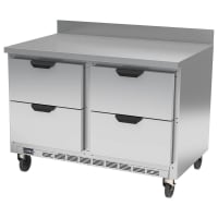 Beverage-Air WTRD48AHC-4-FIP 48" Worktop Refrigerator w/ (2) Section, 115v
