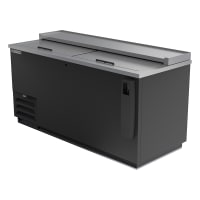 Beverage-Air DW64HC-B-29 65" Frosty Brew™ Forced Air Bottle Cooler - Holds (606) 12 oz Bottles, 115v
