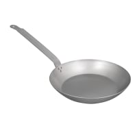 Vollrath 58920 11" Carbon Steel Frying Pan w/ Solid Metal Handle - Induction Ready