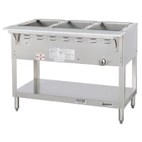 Duke WB303 44 3/8" Hot Food Table w/ (3) Wells &amp; Cutting Board, Liquid Propane